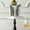 Cubitera Con Diseño Irregular De Plata CO