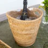 Cubitera De Ratán Con Asas