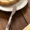 Cuchillo Con Diseño De Flor De Lavanda