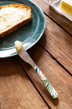 Cuchillo Con Diseño Tropical