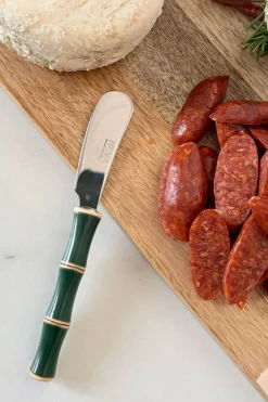 Cuchillo De Untar Diseño Bambú Verde