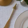 Cuchillo Foie De Bronce Con Diseño De Árbol De Navidad