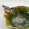 Cuenco Con Diseño De Hoja Y Figura De Pato