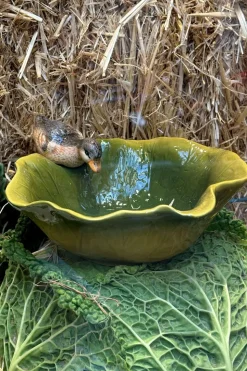 Cuenco Con Diseño De Hoja Y Figura De Pato