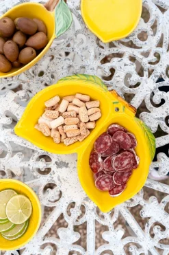 Cuenco De Cerámica Con Diseño De Dos Limones