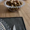 Cuenco De Cristal Con Diseño De Bolitas Pequeño