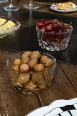 Cuenco De Cristal Diseño Espiga
