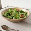 Ensaladera Grande De Madera Crema