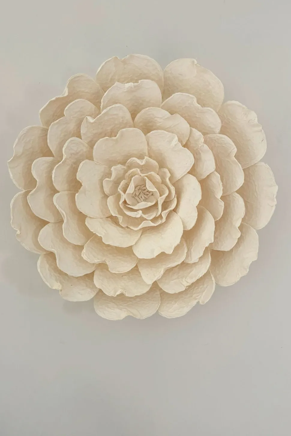 Flor Decorativa De Papel Maché