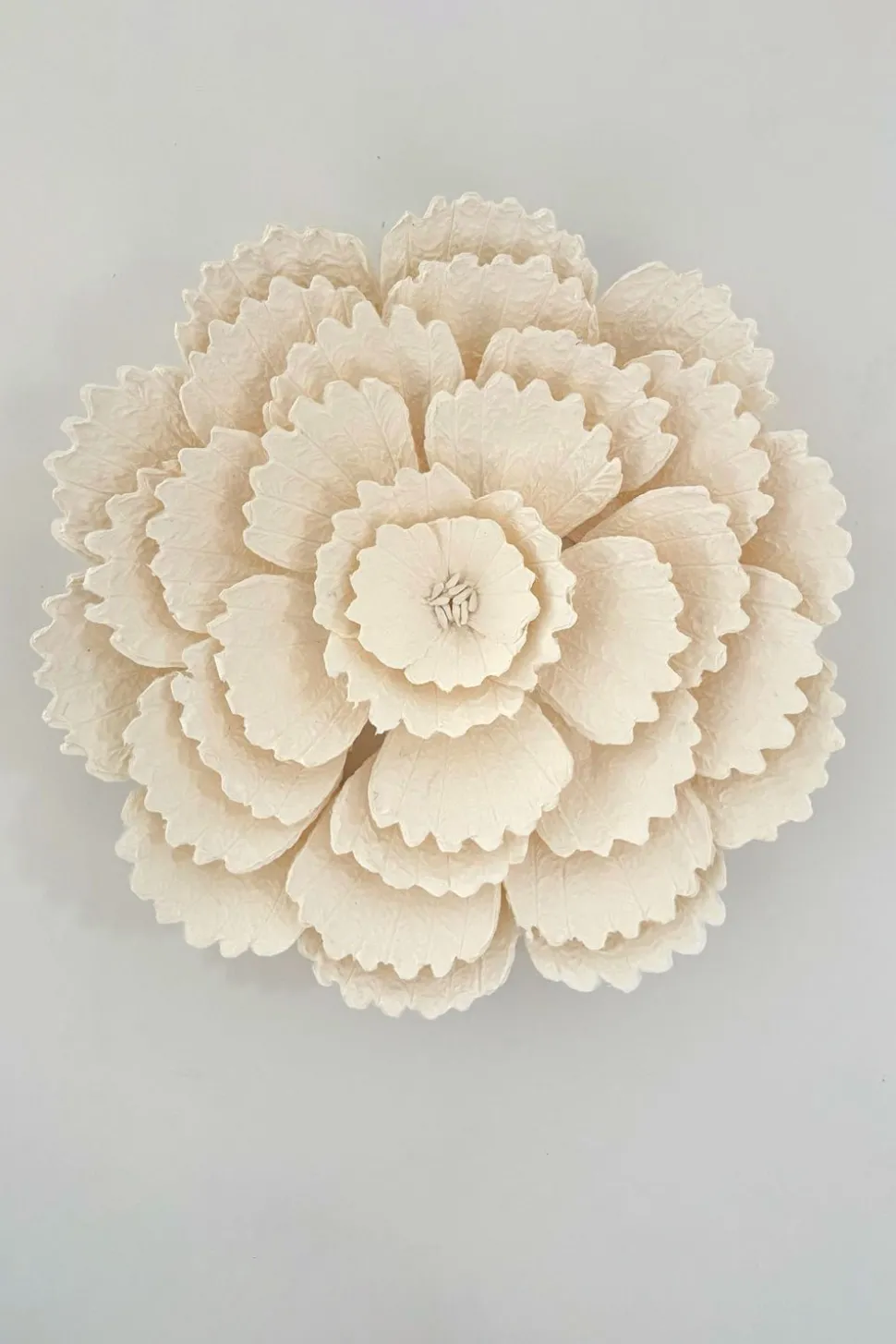Flor Decorativa De Papel Maché
