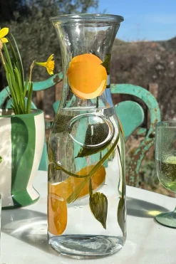 Jarra De Cristal Diseño Limones
