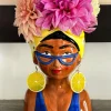 Jarrón Busto Lady Caribe