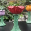 Jarrón Con Diseño De Amapola Roja