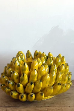 Jarrón Con Diseño De Plátanos Grande