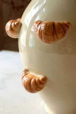 Jarrón Diseño Croissant