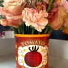 Jarrón Diseño Lata De Tomate