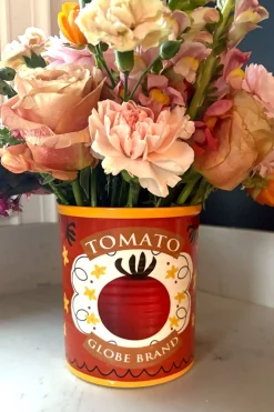 Jarrón Diseño Lata De Tomate