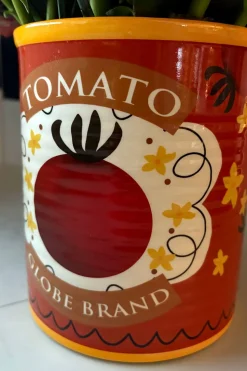 Jarrón Diseño Lata De Tomate