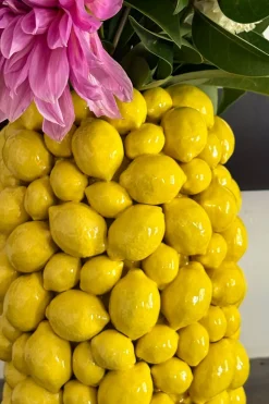 Jarrón Limones Amarillos