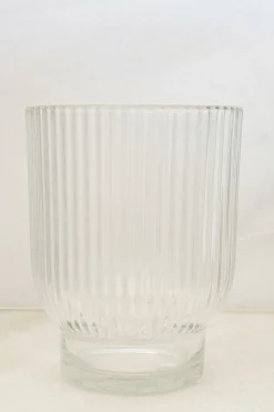 Jarrón Mediano De Cristal Alba