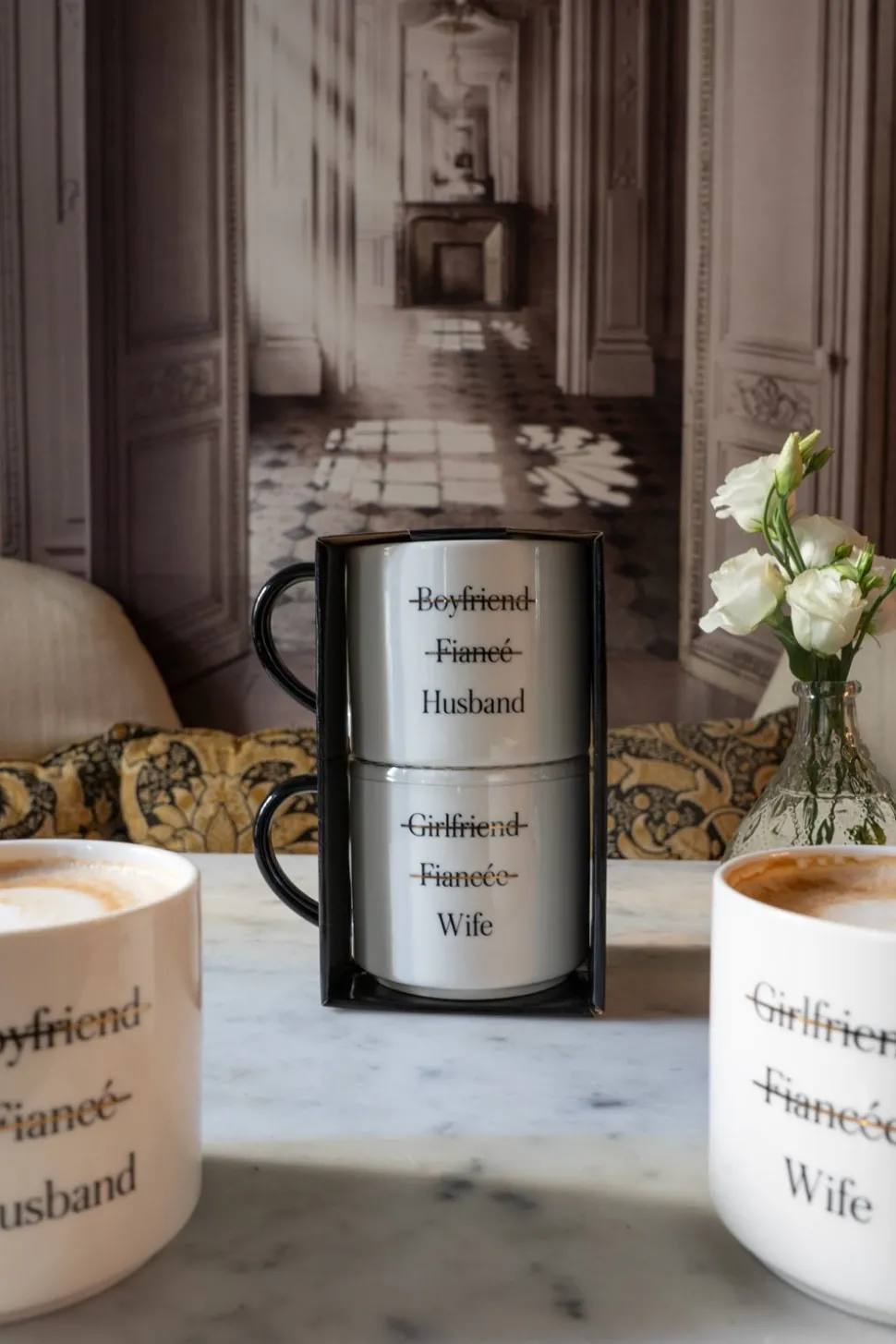 Juego de 2 Tazas Wife & Husband