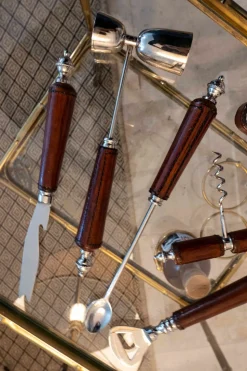 Juego De Cocktail De Cuero