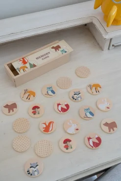 Juego Memory De Madera Para Niños