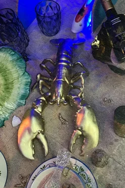 Langosta Dorada De Decoración