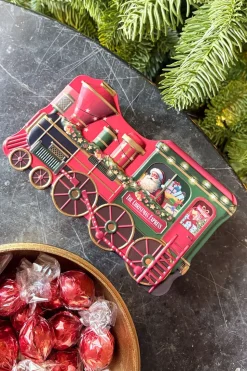 Lata Tren De Navidad Con Bombones