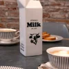 Lechera Brick de Cerámica Blanca Grande CO