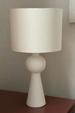 Lámpara De Sobremesa Cerámica Natural