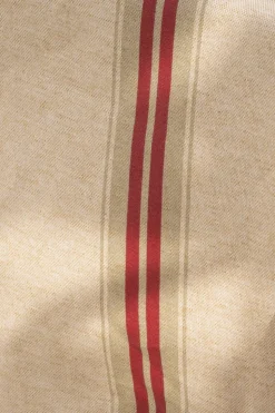 Manteles Antimanchas Con Diseño Rayas Rojas