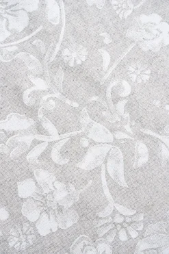 Manteles Antimanchas Con Diseño Flores Blancas