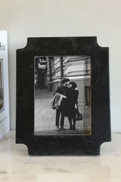 Marco De Fotos De Mármol Negro