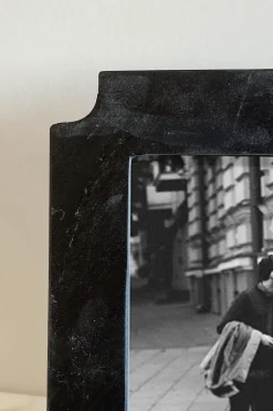 Marco De Fotos De Mármol Negro