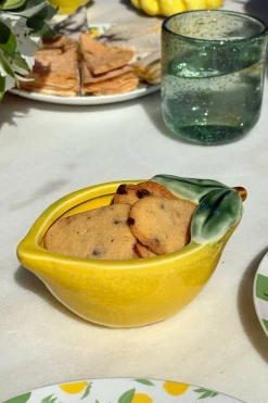 Mini Cuenco De Cerámica Diseño Limón Con Rama