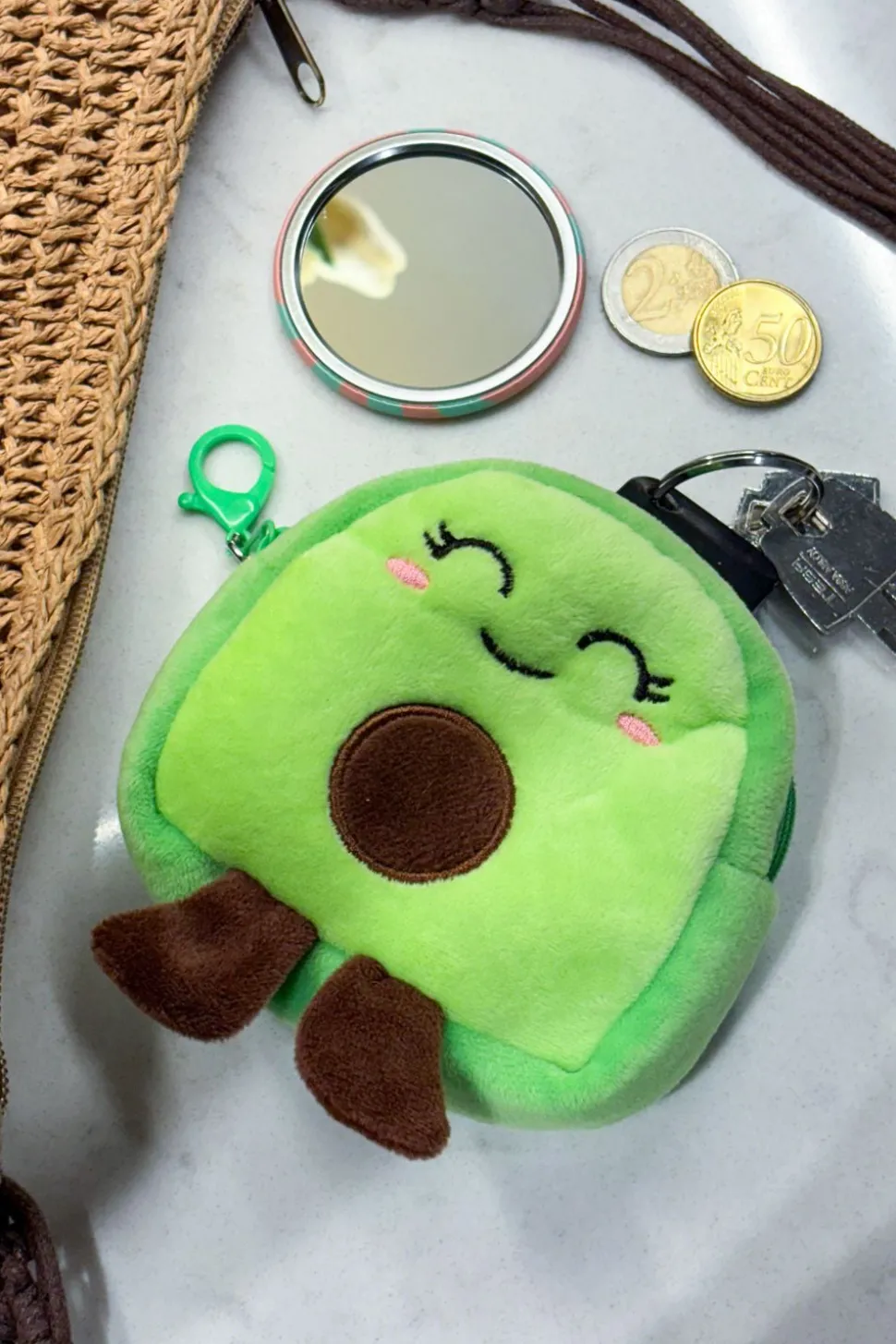 Monedero Aguacate Kawaii