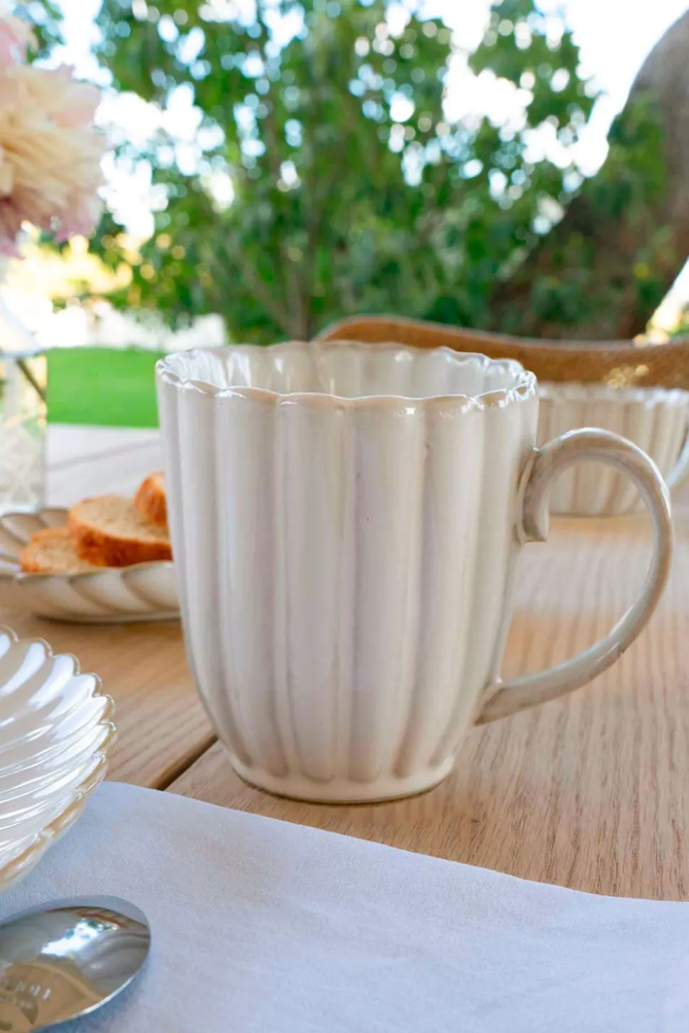 Mug Grande Blanca Flor CO