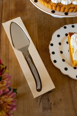 Pala Para Tartas Plateada Cristina Oria En Caja De Madera