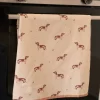 Paño De Cocina De Algodón Con Diseño De Teckel