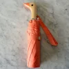 Paraguas Con Diseño Naranja Melocotón Y Mango Con Cabeza De Pato