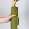Paraguas Con Diseño Verde Oliva Y Mango Con Cabeza De Pato