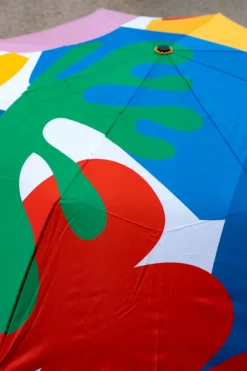 Paraguas Con Estampado Matisse Y Mango Con Cabeza De Pato
