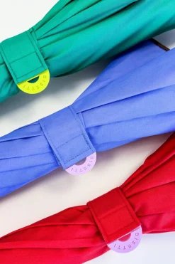 Paraguas Largo Con Diseño De Rayas De Colores