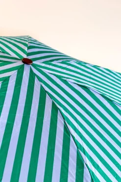 Paraguas Plegable Con Diseño De Rayas De Colores