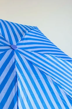 Paraguas Plegable Con Diseño De Rayas De Colores