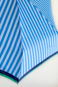 Paraguas Plegable Con Diseño De Rayas De Colores