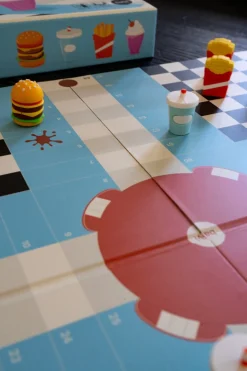 Parchís Con Diseño De Comida Rápida