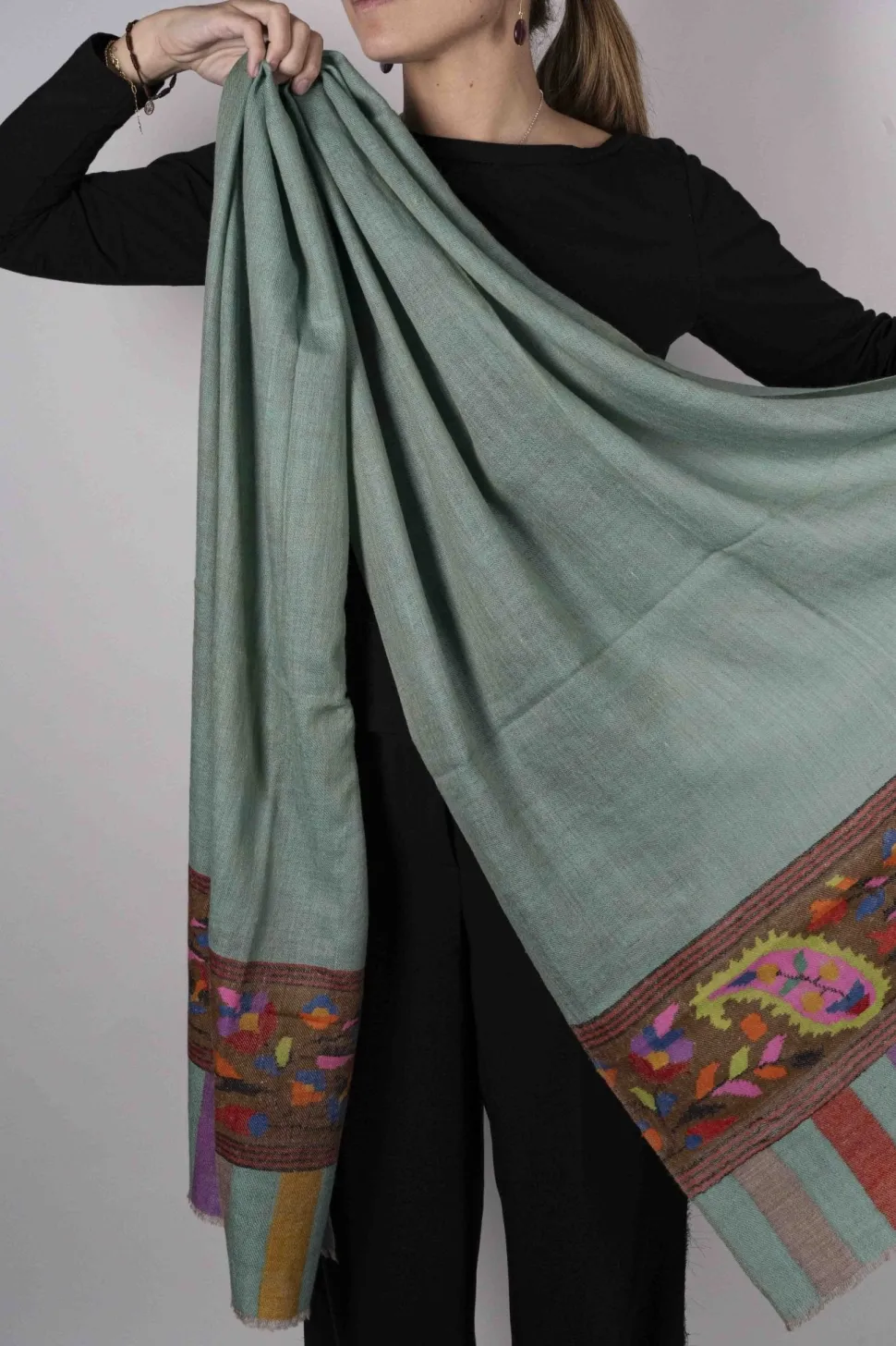 Pashmina Con Diseño Multicolor
