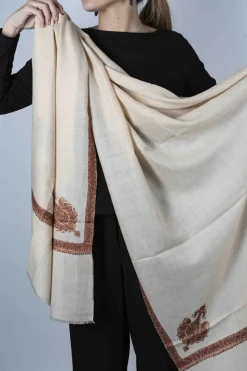 Pashmina Lisa Con Bordado